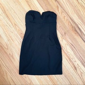 NEW Urban Outfitters Strapless Black Mini Dress